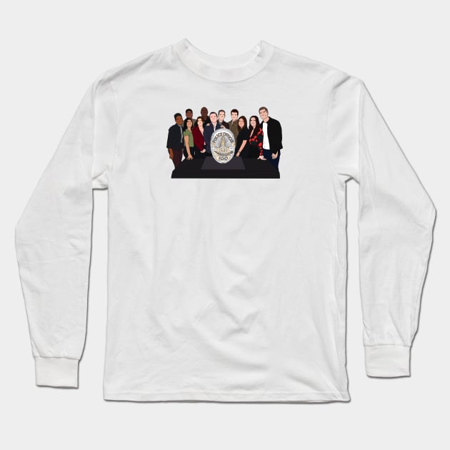 The Rookie Crew Long Sleeve T-Shirt by SabsArt05